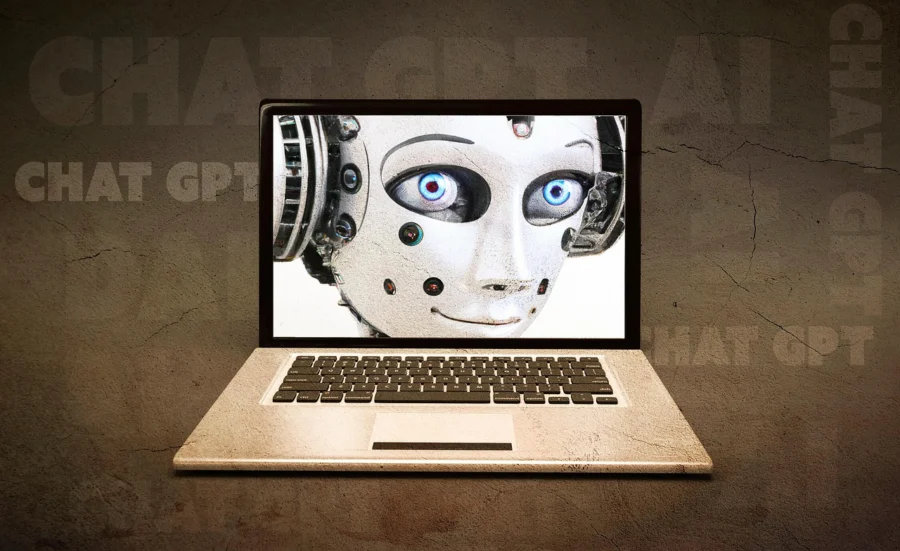 AI vs Traditional Automation illustration robotic brain